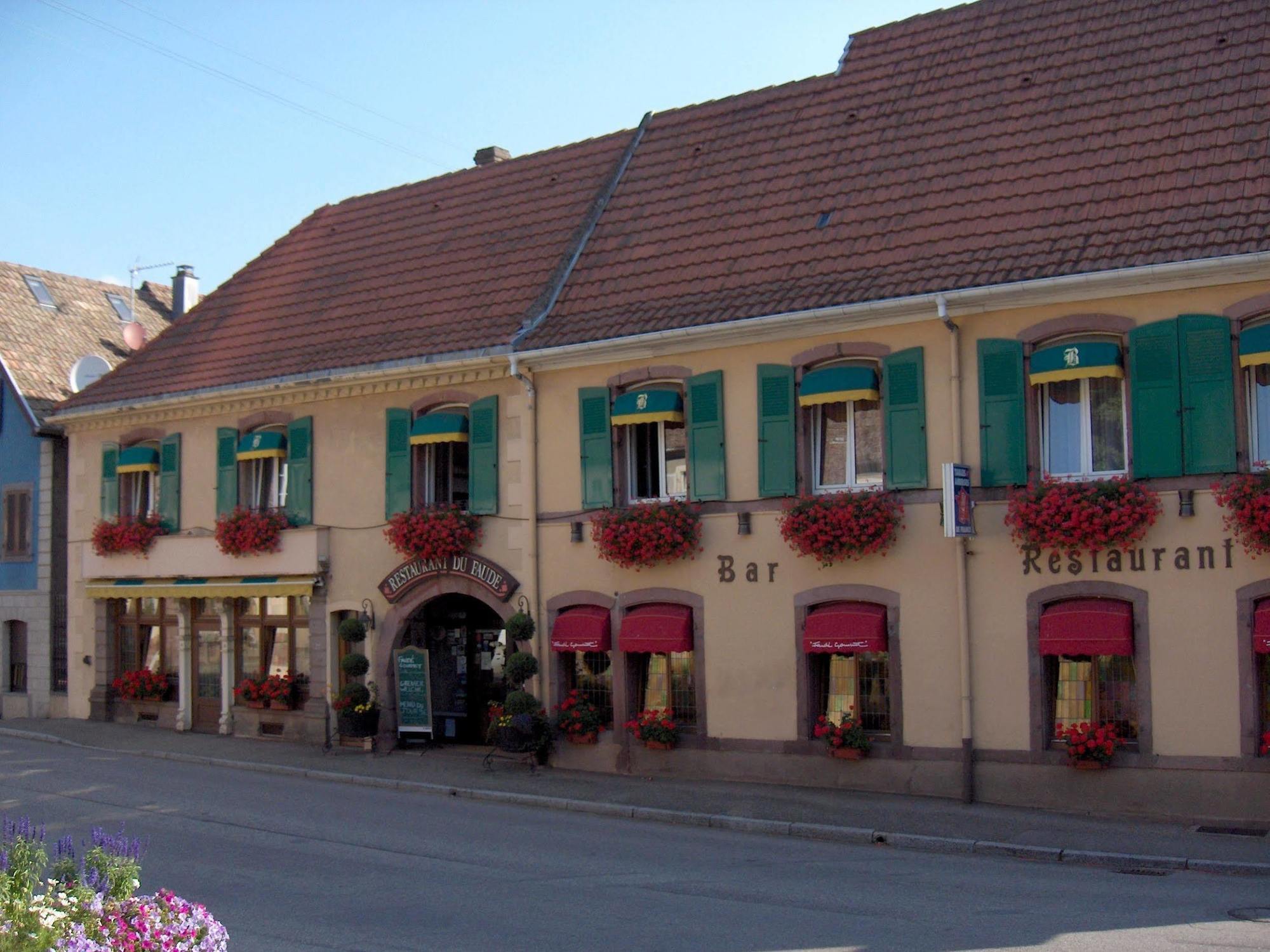 Logis Hotel Restaurant Le Faude Lapoutroie Exterior photo